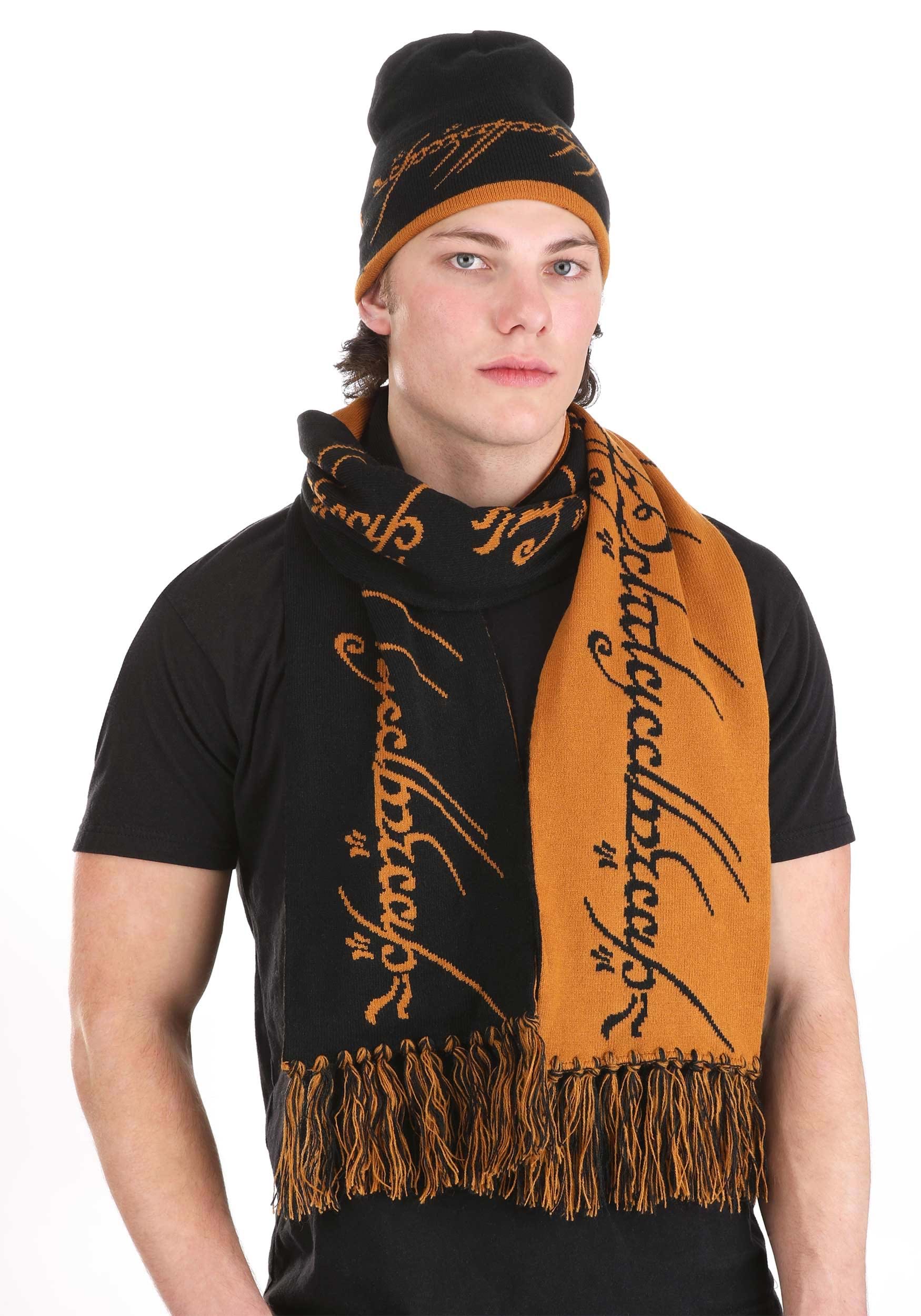 beanie scarf set