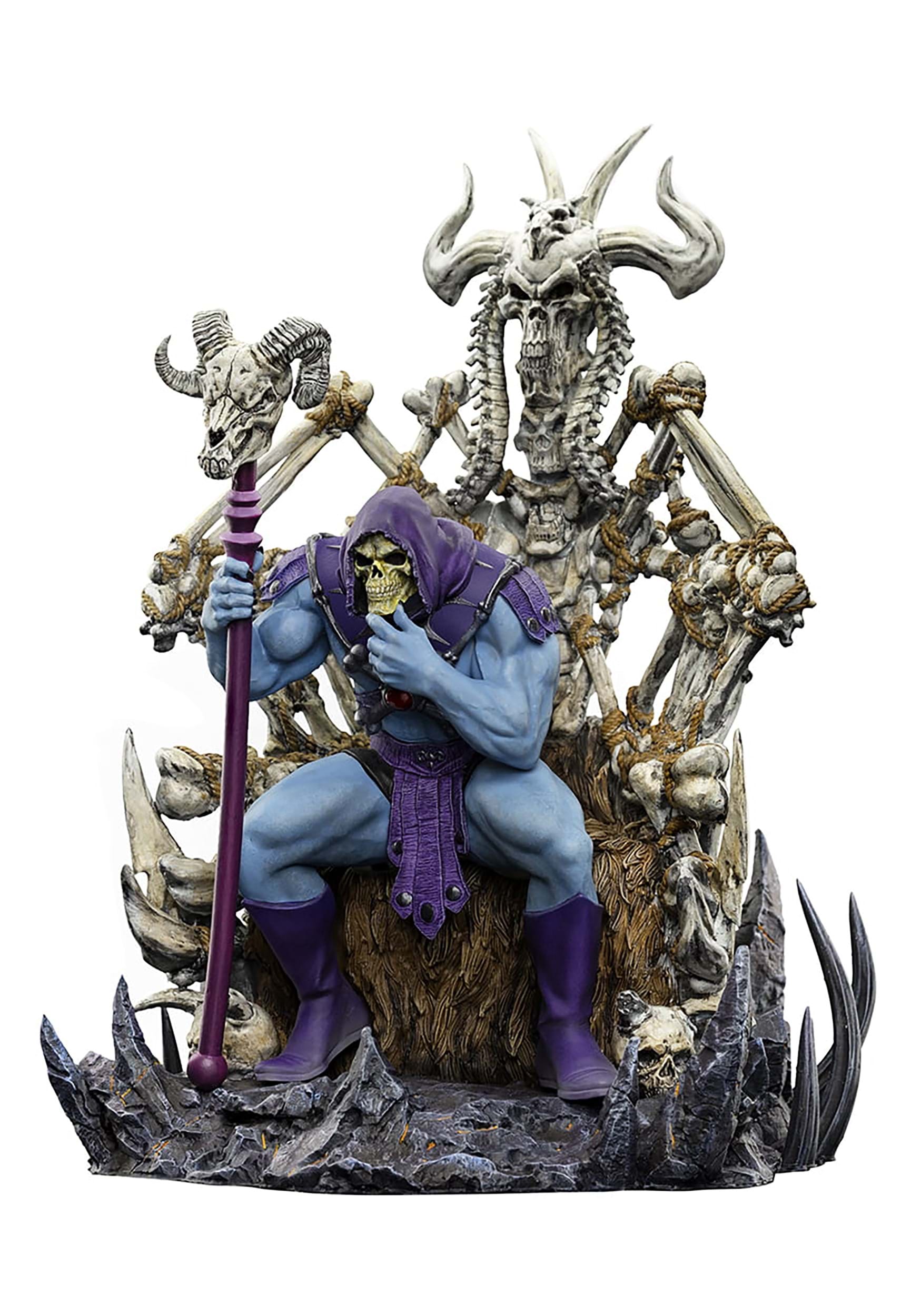 Masters of the Universe Skeletor on Throne Deluxe 1/10 Scale Figure