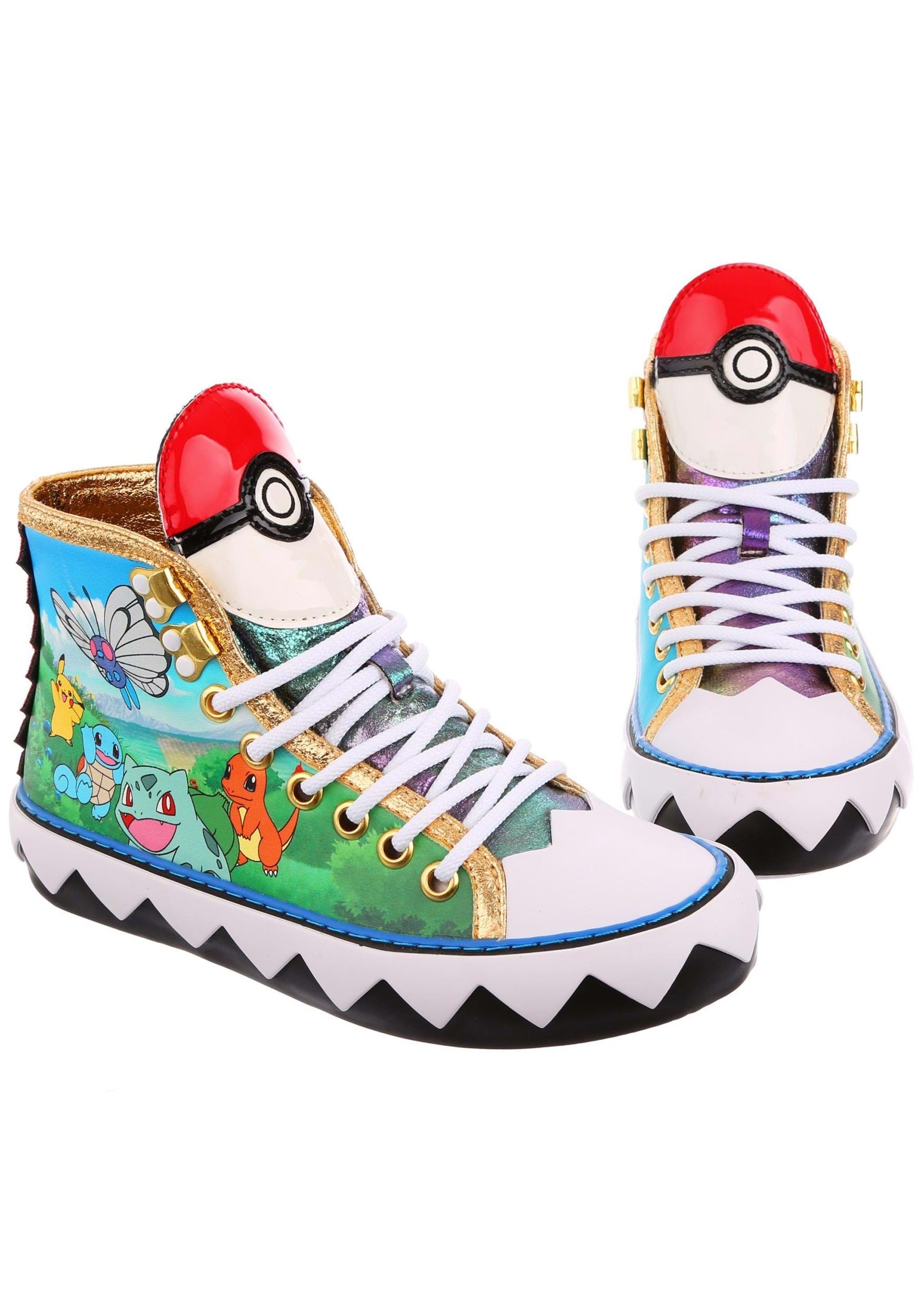 Irregular Choice Pokémon Walk It Out Adult High Top Sneakers