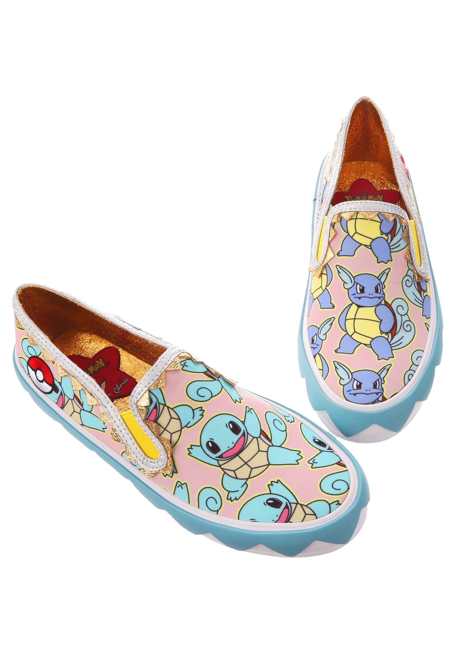 Irregular Choice Pokémon Every Day is an Adventure Squirtle Canvas Shoes