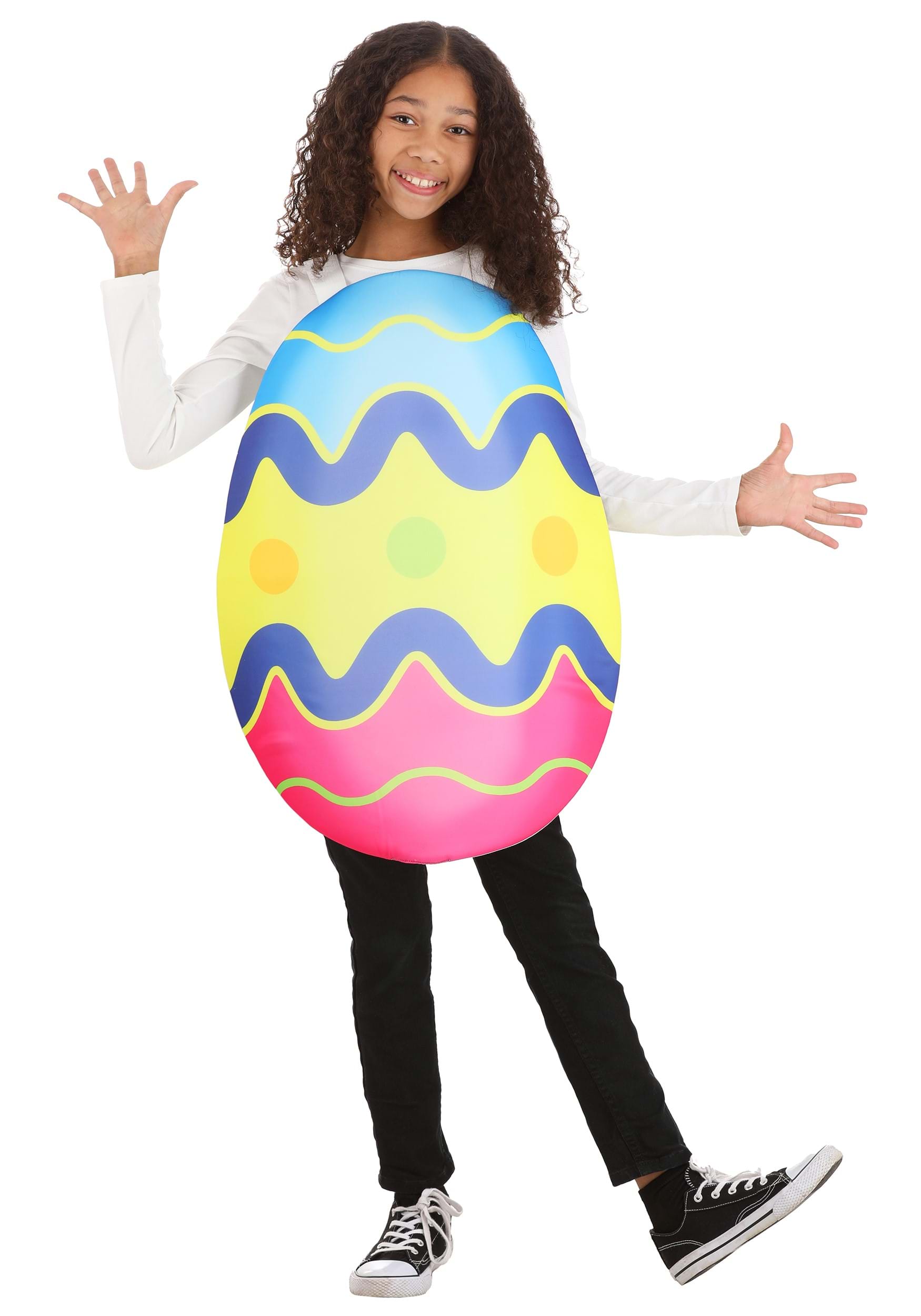 Photos - Fancy Dress Colorful FUN Costumes Kid's  Easter Egg Sandwich Board Costume Blue/Pin 