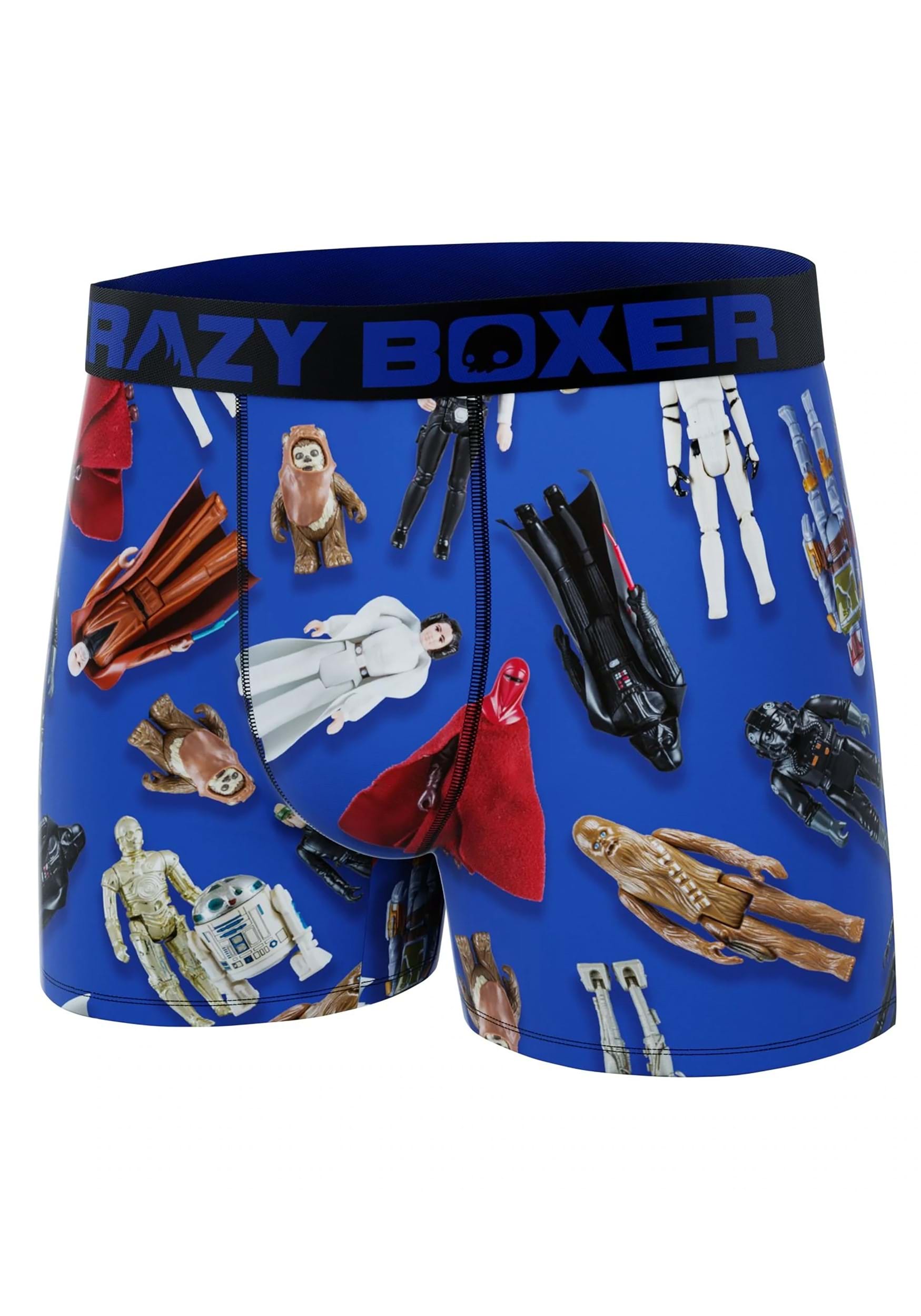 MENS Medium Xmas Star Wars Darth Vader Chewbacca Crazy Boxer Christmas  Underwear