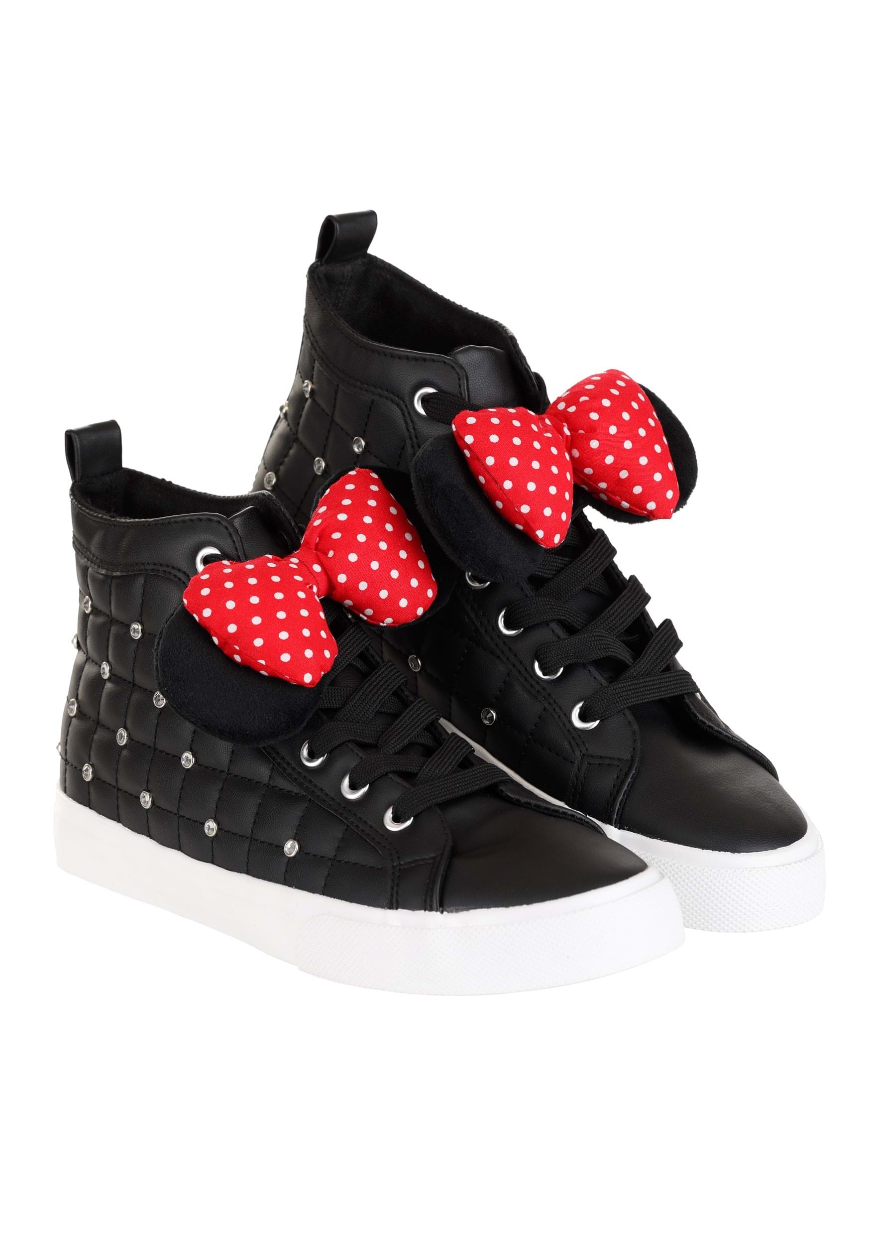 Womens Minnie Mouse High-Top Shoes