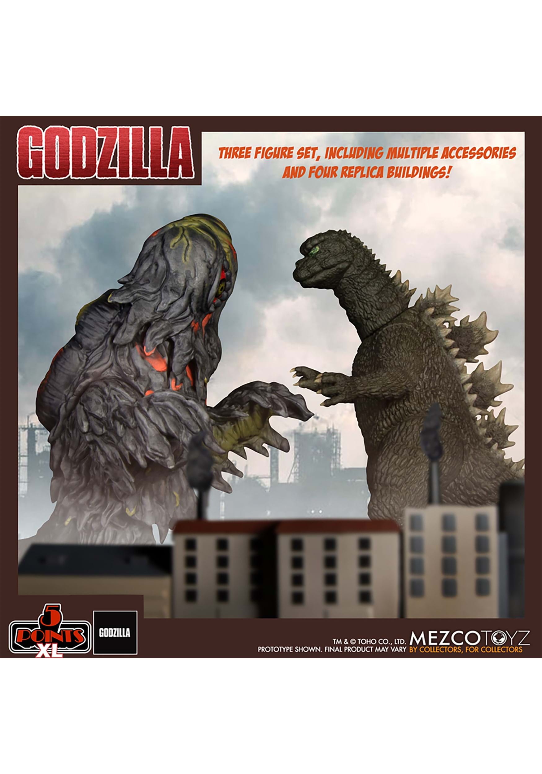 5-Points XL Godzilla vs Hedorah Figure Box Set