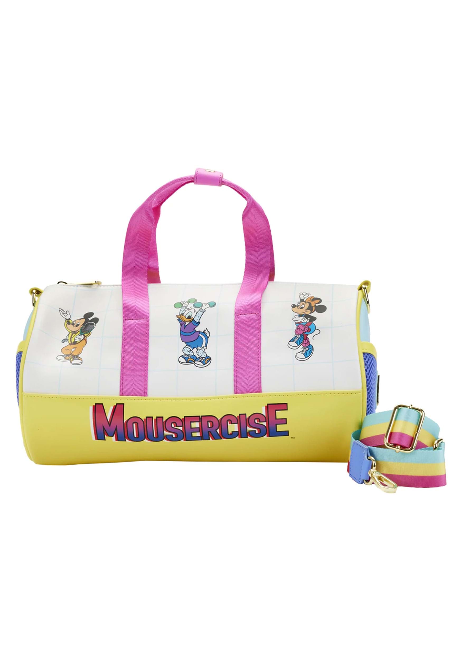 Disney Mousercise Loungefly Duffle Bag