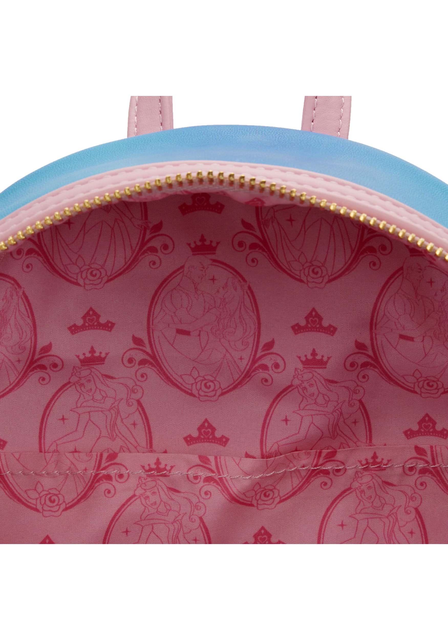 Loungefly Sleeping Beauty Mini Backpack & Wallet  Disney princess  backpack, Loungefly bag, Loungefly disney