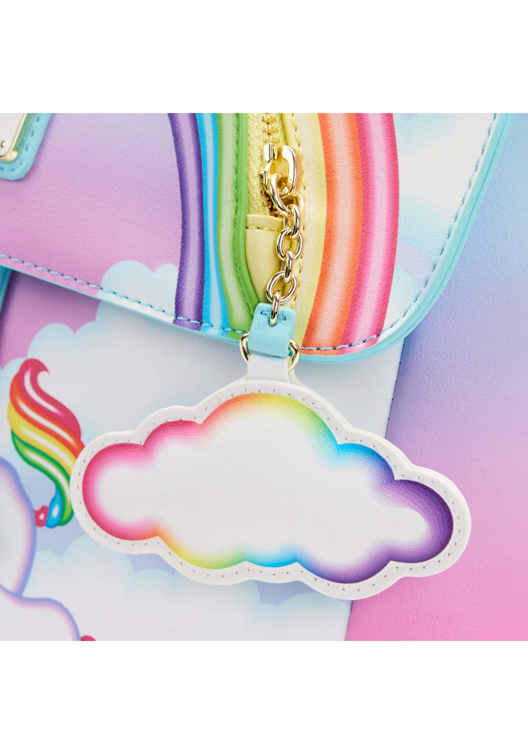 Loungefly Lisa Frank Rainbow Unicorn Mini Flap Wallet