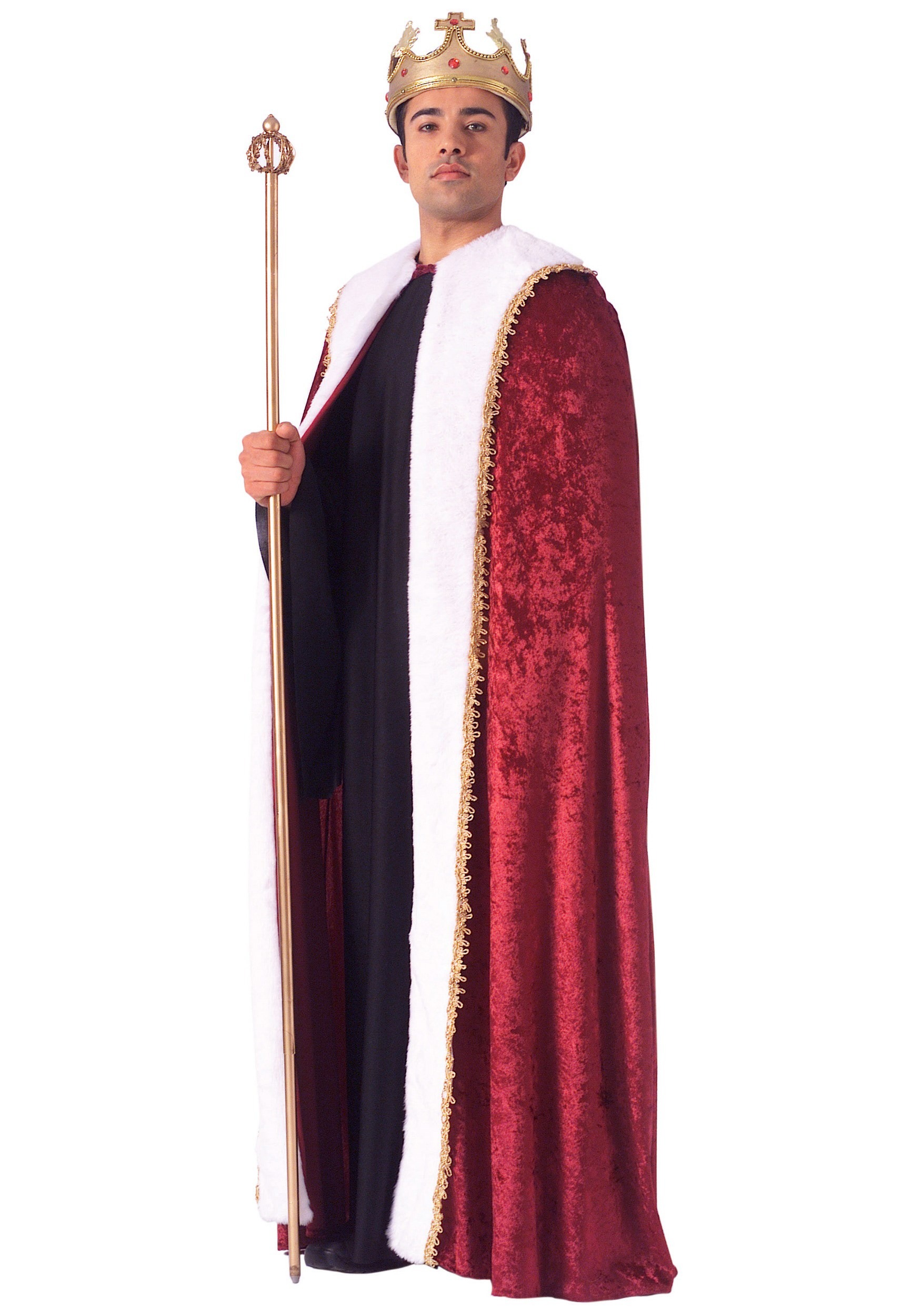 King of Hearts Robe Costume for Adults