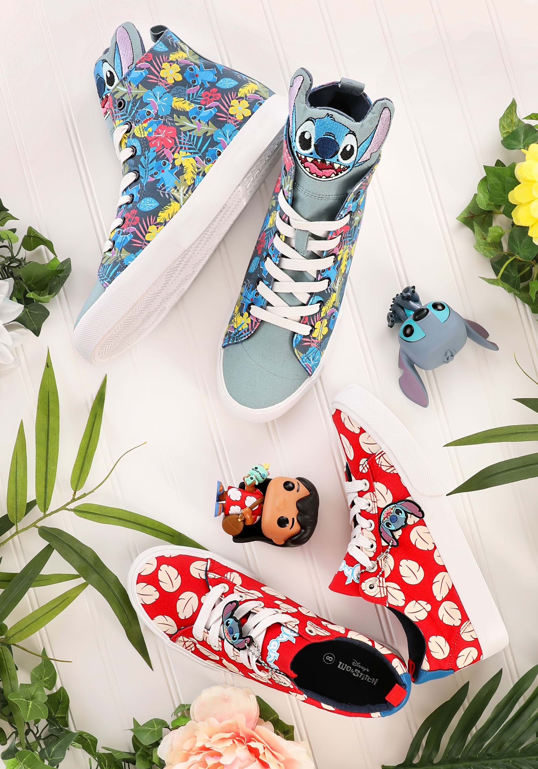 Unisex Lilo & Stitch High Top Sneakers