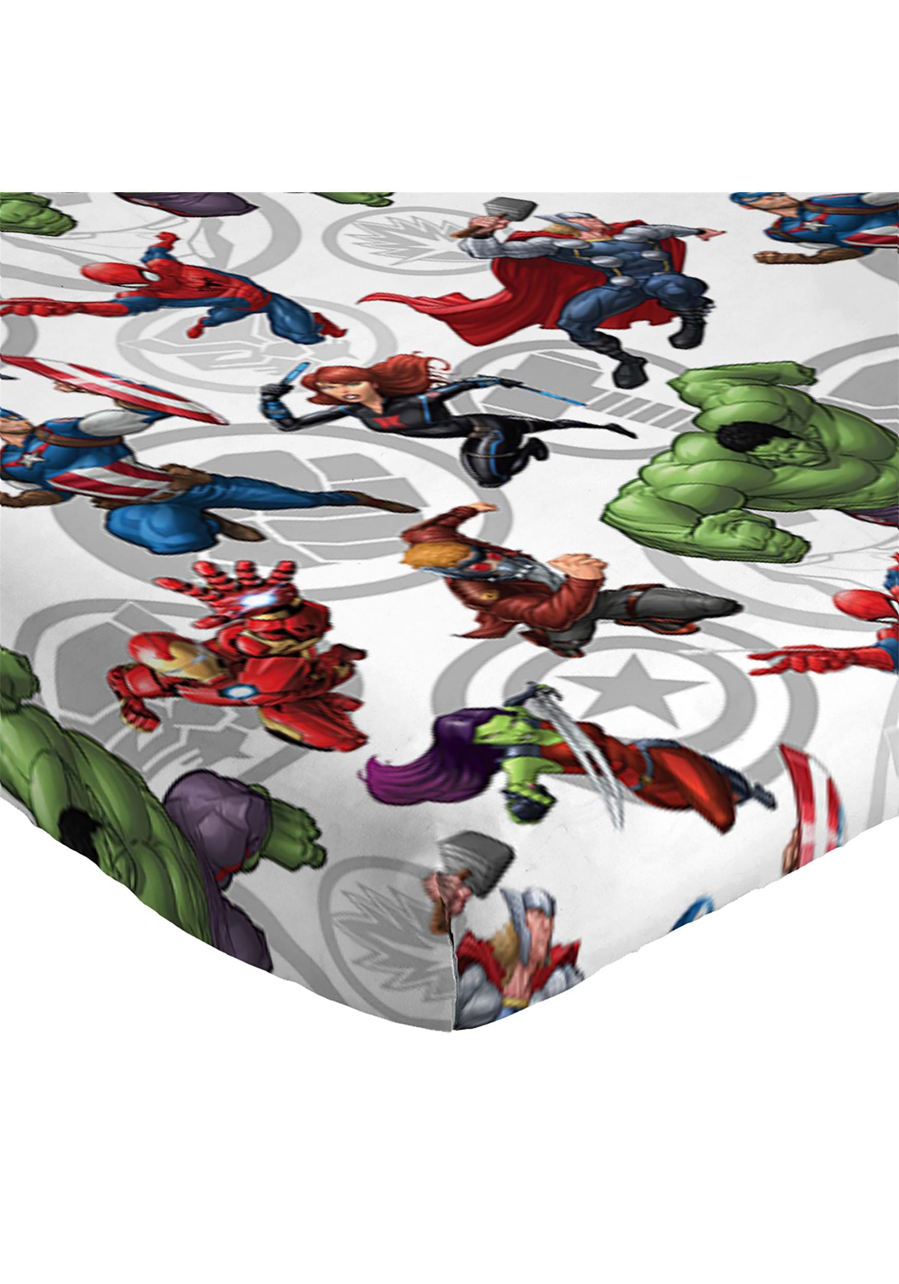 Marvel's Avengers Original Six Superhero Members Bedding Set