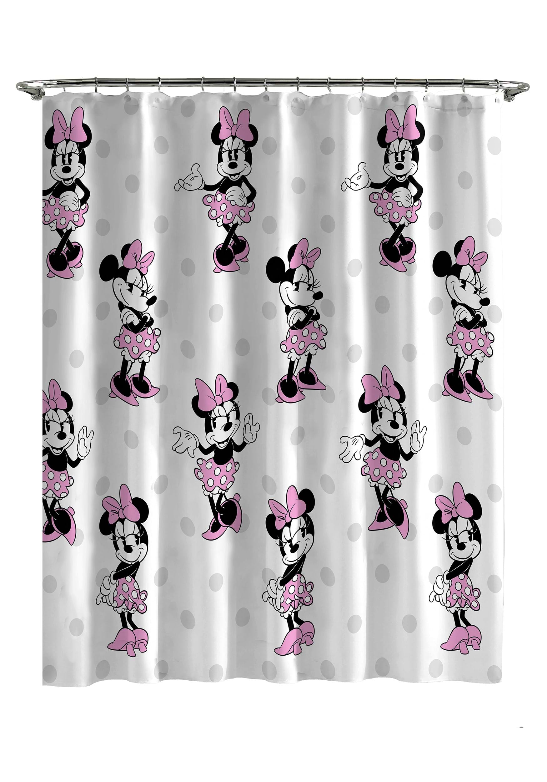 Disney Cheery Minnie Mouse Shower Curtains