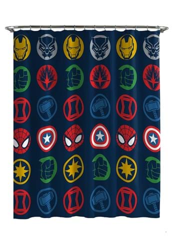 Marvel Avengers Shields Shower Curtain