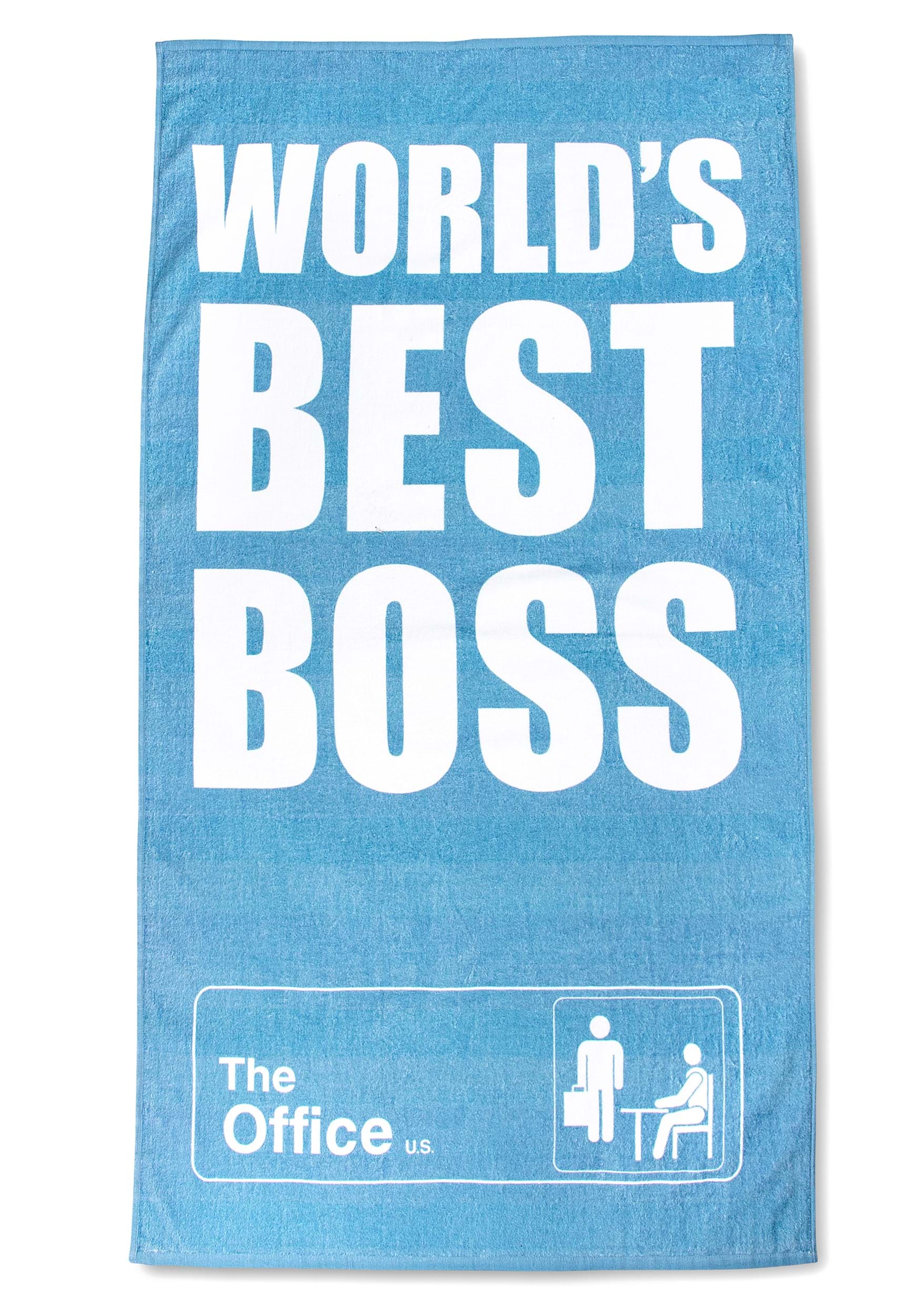 The Office Worlds Best Boss Beach Towel