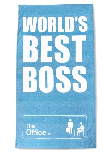 The Office World's Best Boss Towel