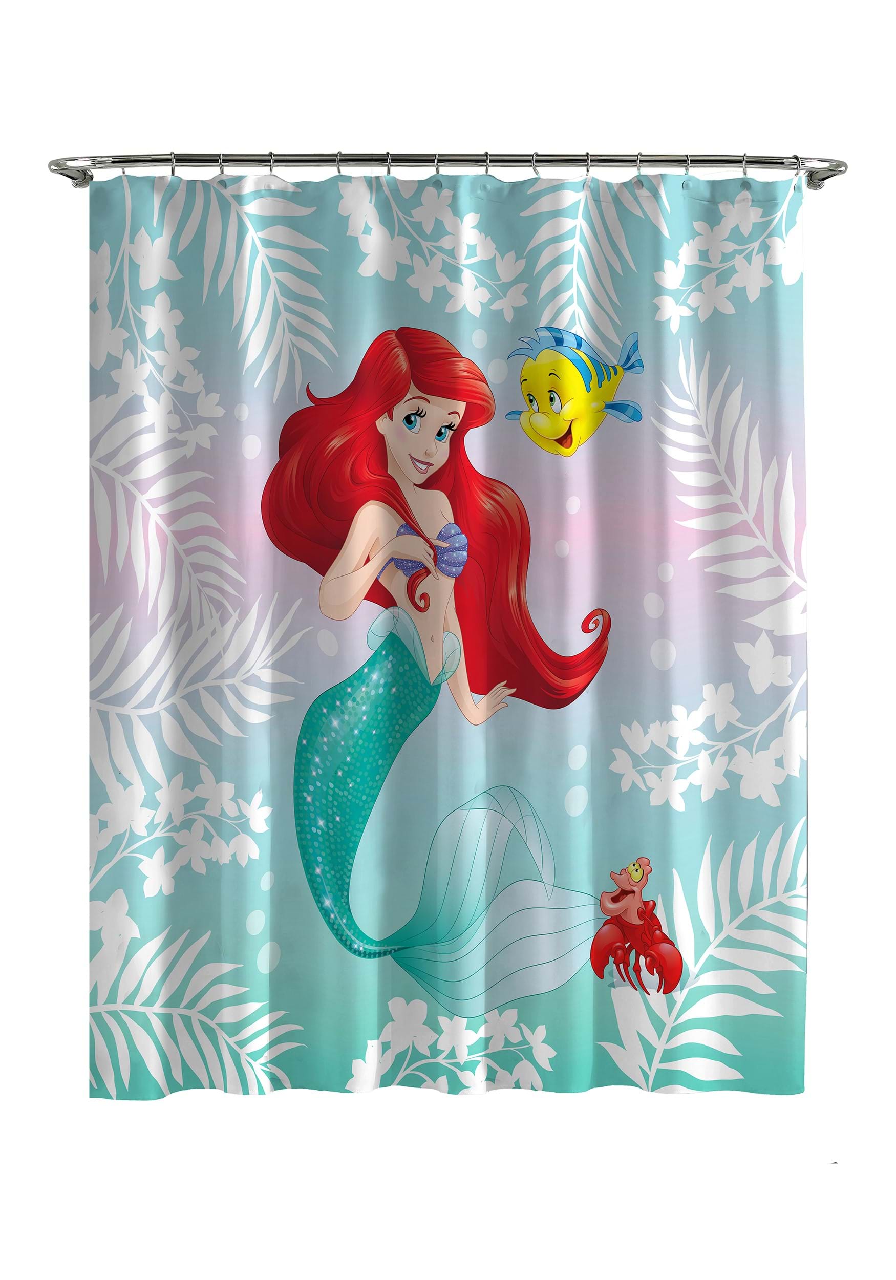 Holiday Gift Disney Princess Little Mermaid Shower Curtain 