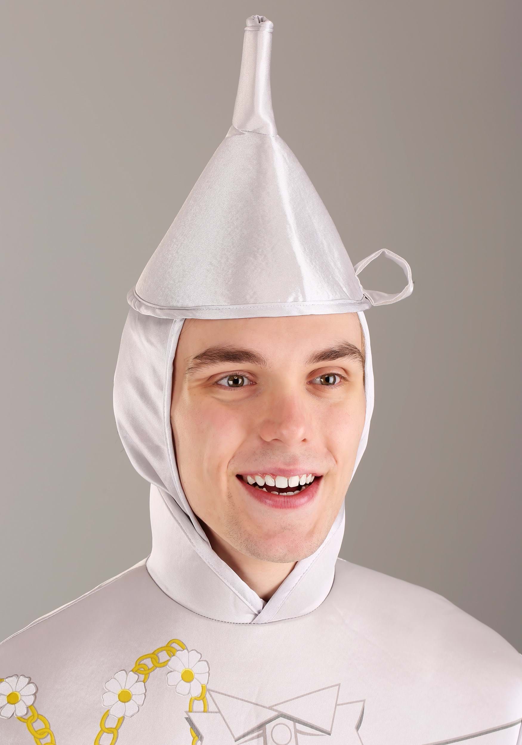 Adult Novelty Oz Tin Man Gray Silver Funnel Hat 