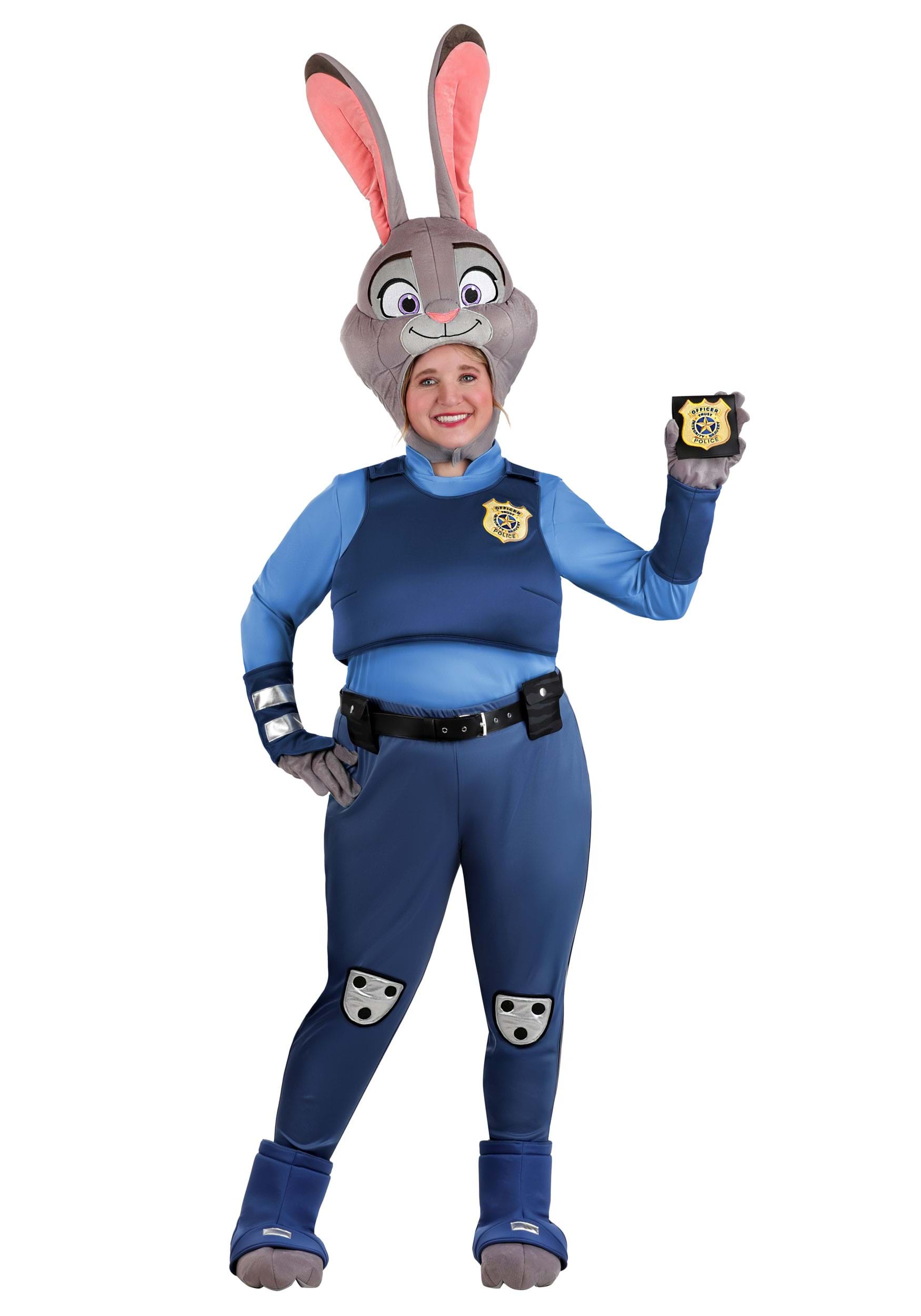 Plus Size Disney Zootopia Judy Hopps Costume for Women
