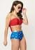 Wonder Woman X UV Halter Bikini Top Alt 3