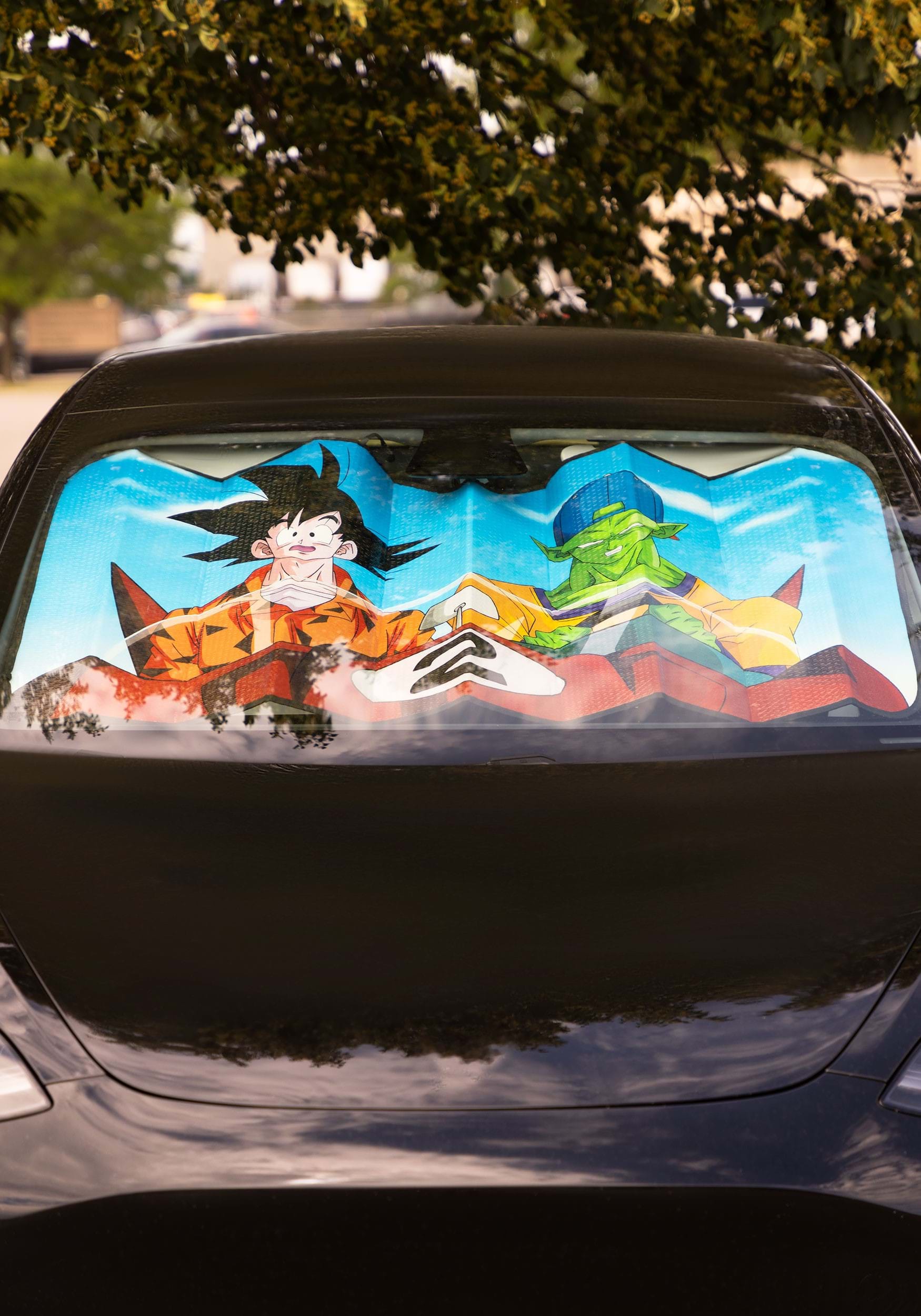 Dragon Ball Z Goku and Piccolo Car Sunshade