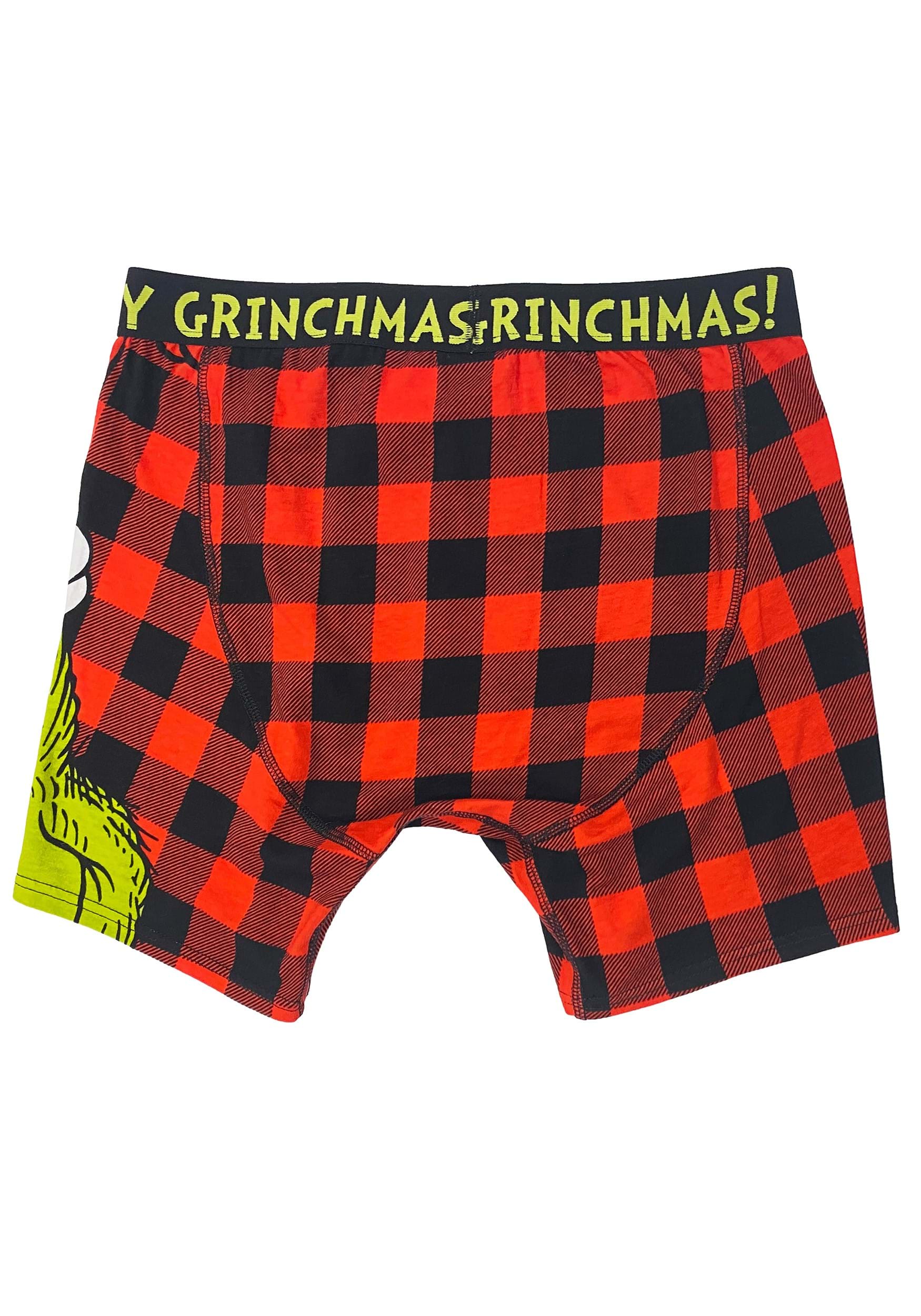 Underwear & Socks, The Grinch Mens Boxers