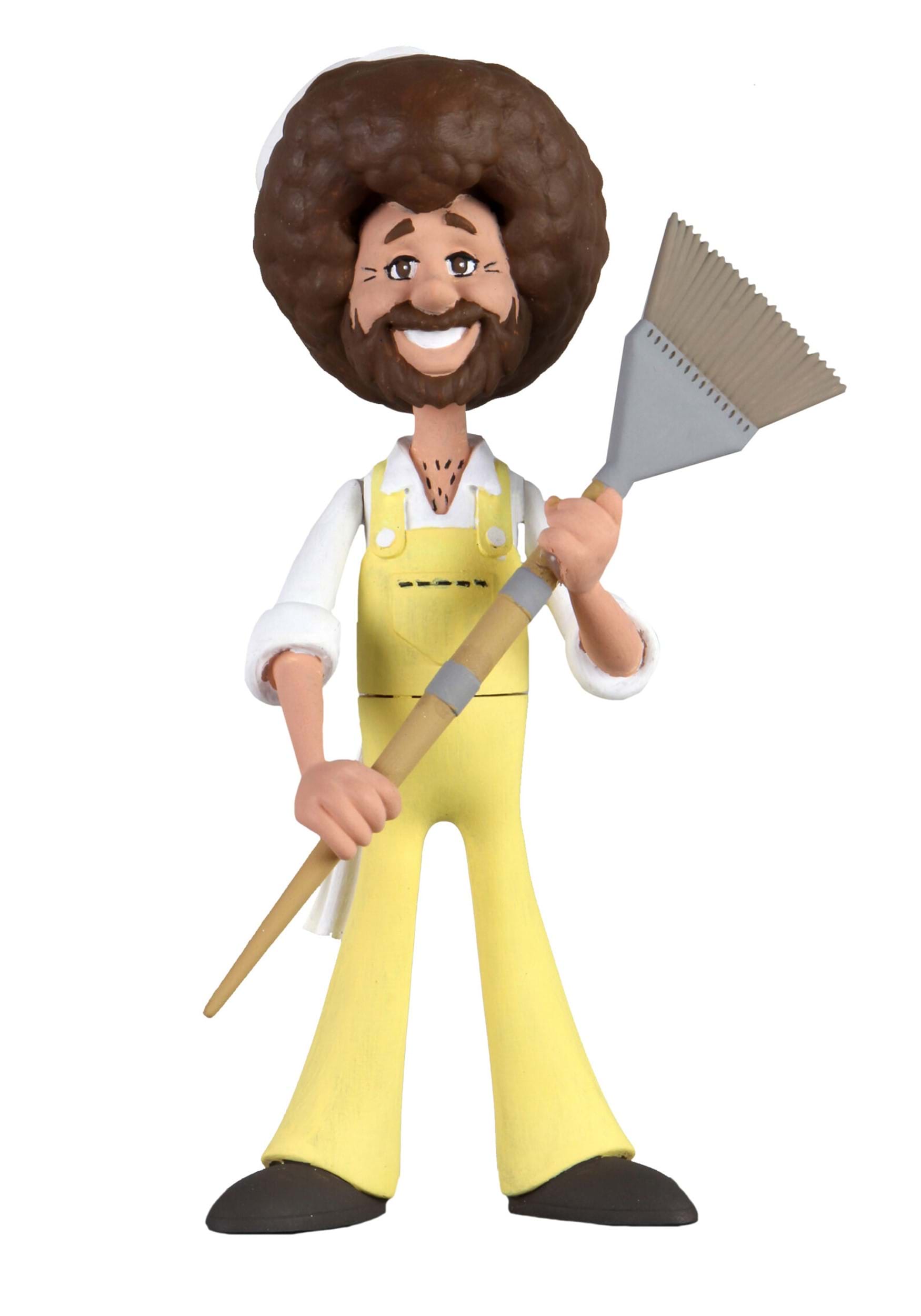 Bob Ross in Overalls Toony Classic 6" Scale Action Figure