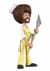 Toony Classic Bob Ross in Overalls 6" Scale Action Alt 2