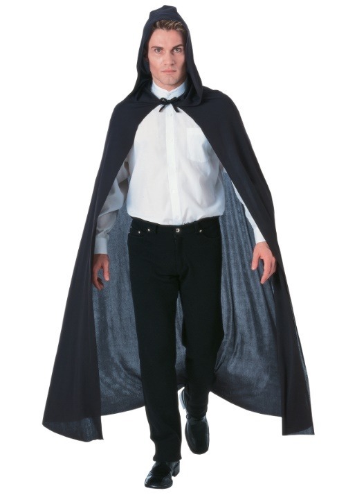 Versatile Hooded Cape Black