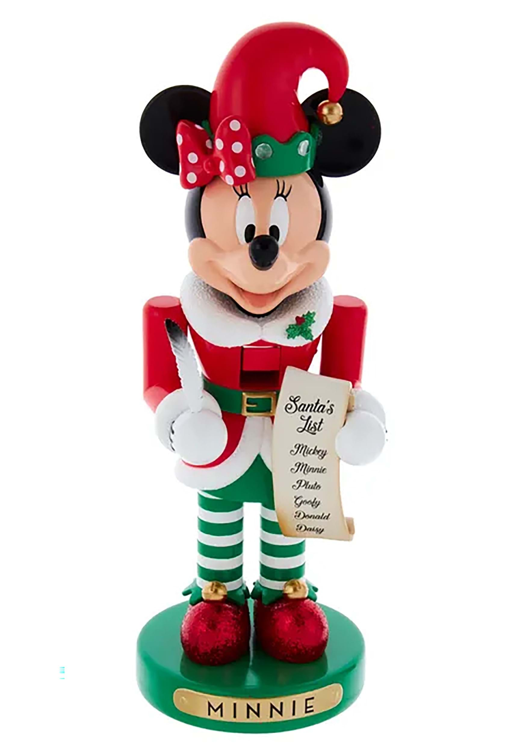 10 Inch Minnie The Elf Nutcracker Christmas Decor