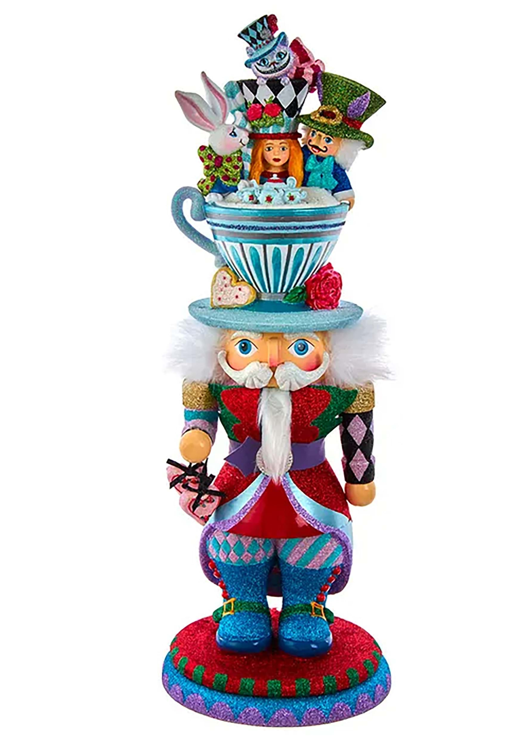 18" Hollywood Alice Teacup Hat Nutcracker