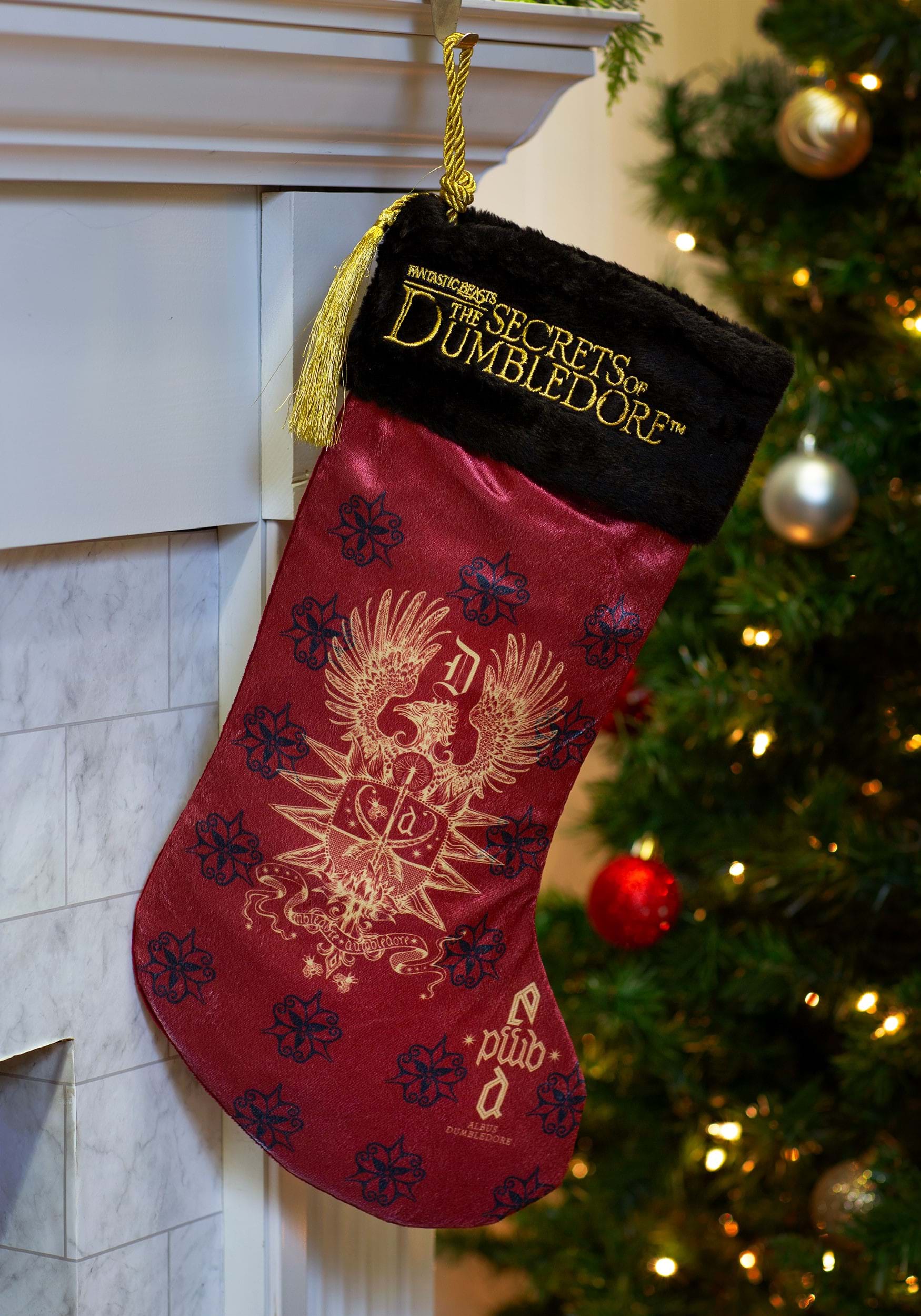 19 Inch Secrets of Dumbledore Stocking | Harry Potter Christmas Decor
