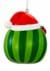 Cocomelon Watermelon with Santa Hat Ornament Alt 1