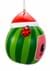 Cocomelon Watermelon with Santa Hat Ornament Alt 2