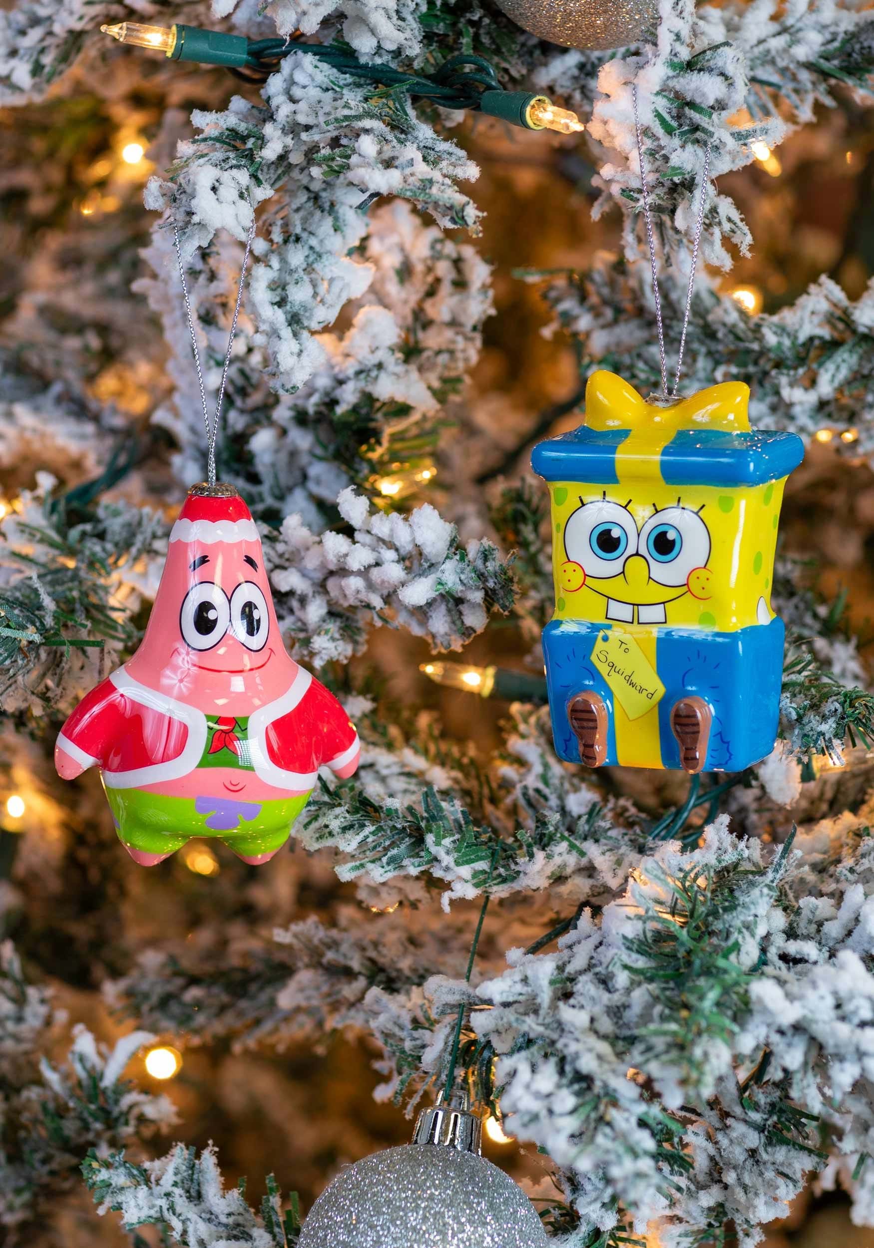 SpongeBob & Patrick Decoupage Ornament Set