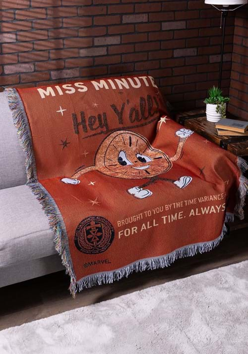 Miss Minutes Loki Tapestry Throw