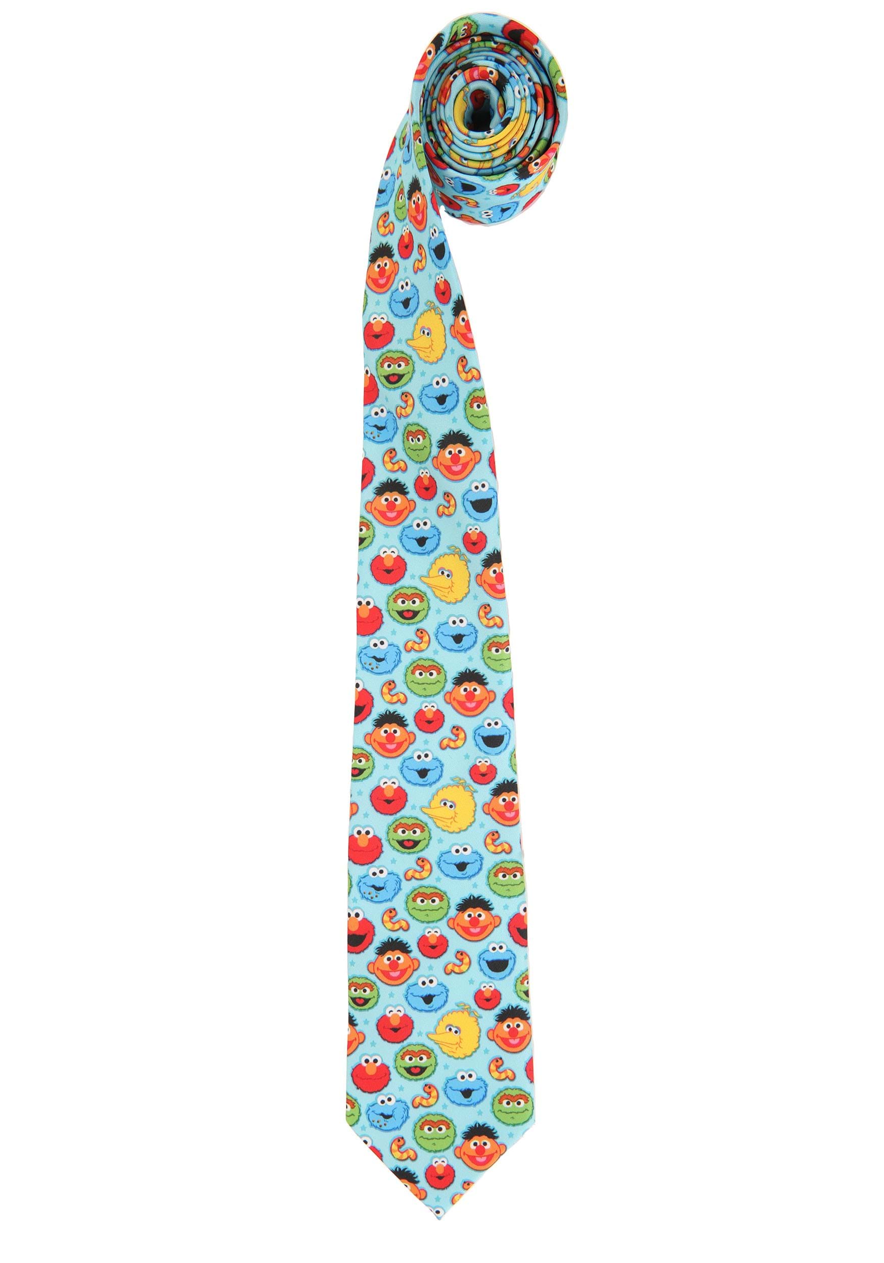 Sesame Street Characters Necktie