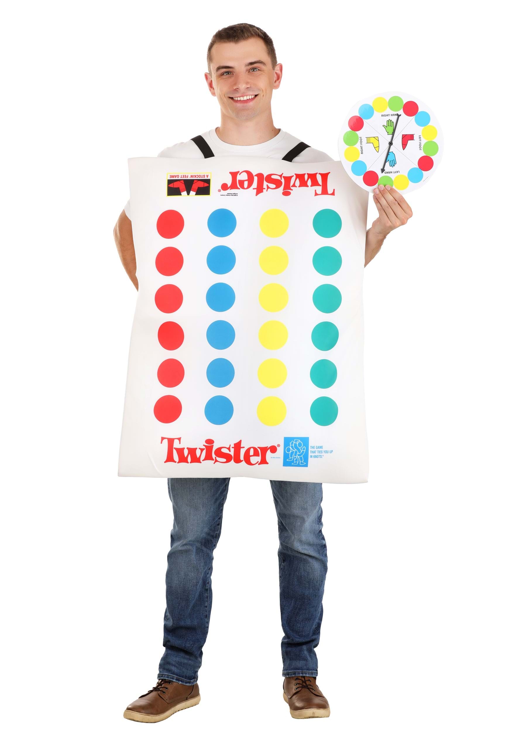 Photos - Fancy Dress Twister FUN Costumes  Mat Sandwich Board Costume for Adults Blue/Red 