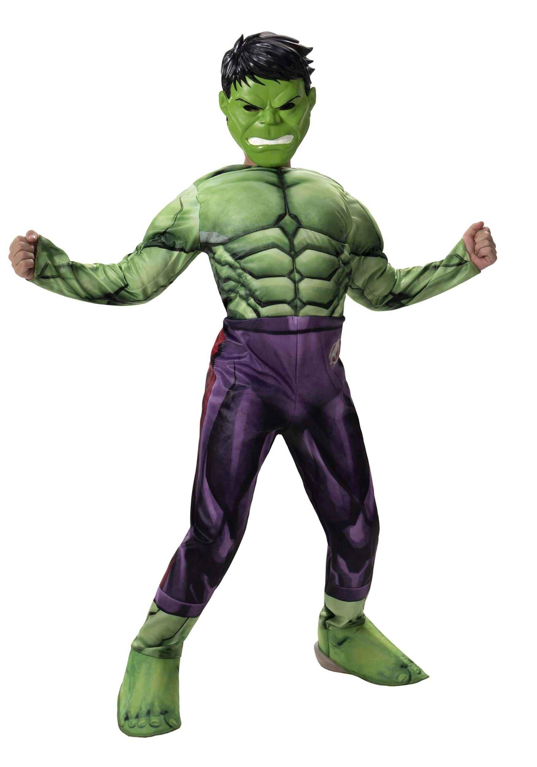 Child Hulk Muscle Costume