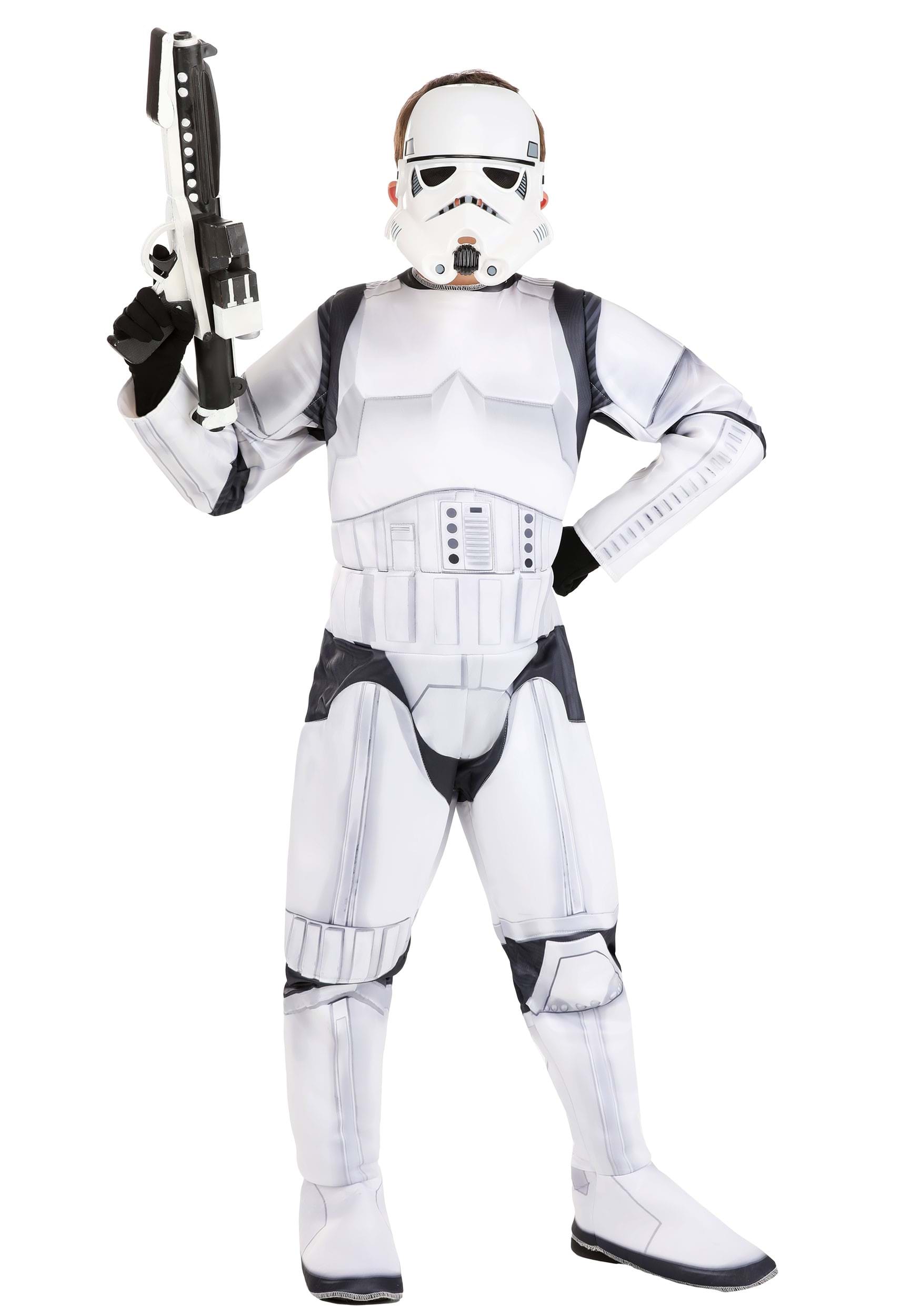 Photos - Fancy Dress Jazwares Stormtrooper Kid's Costume Black/White JWC0819 