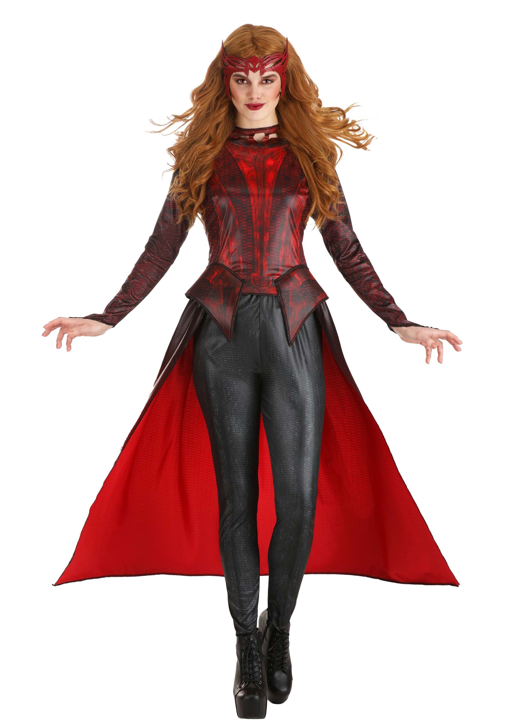 Photos - Fancy Dress Jazwares Scarlet Witch Hero Costume for Women Red/Gray JWC1030 