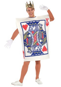 Mens King of Hearts Card Costume