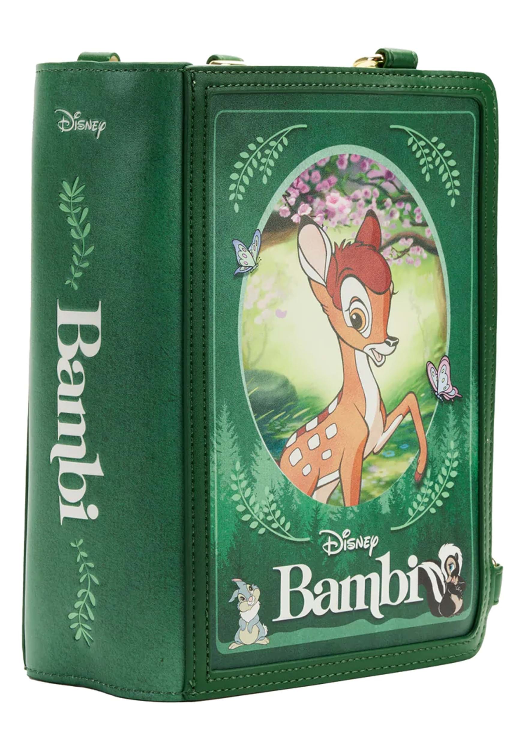 Loungefly Disney Classic Books Bambi Convertible Crossbody Purse