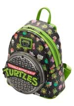 Loungefly TMNT Sewer Cap AOP Mini Backpack Alt 2