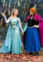 Adult Premium Disney Frozen Elsa Costume Alt 1