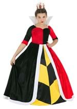 Girls Deluxe Disney Queen of Hearts Costume Alt 1