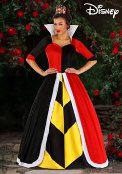 Deluxe Disney Queen of Hearts Womens Costume Dress