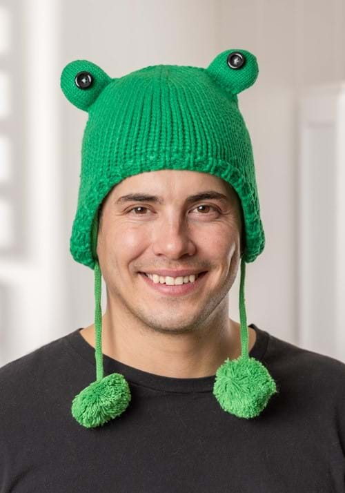 Froggy Knit Winter Cap