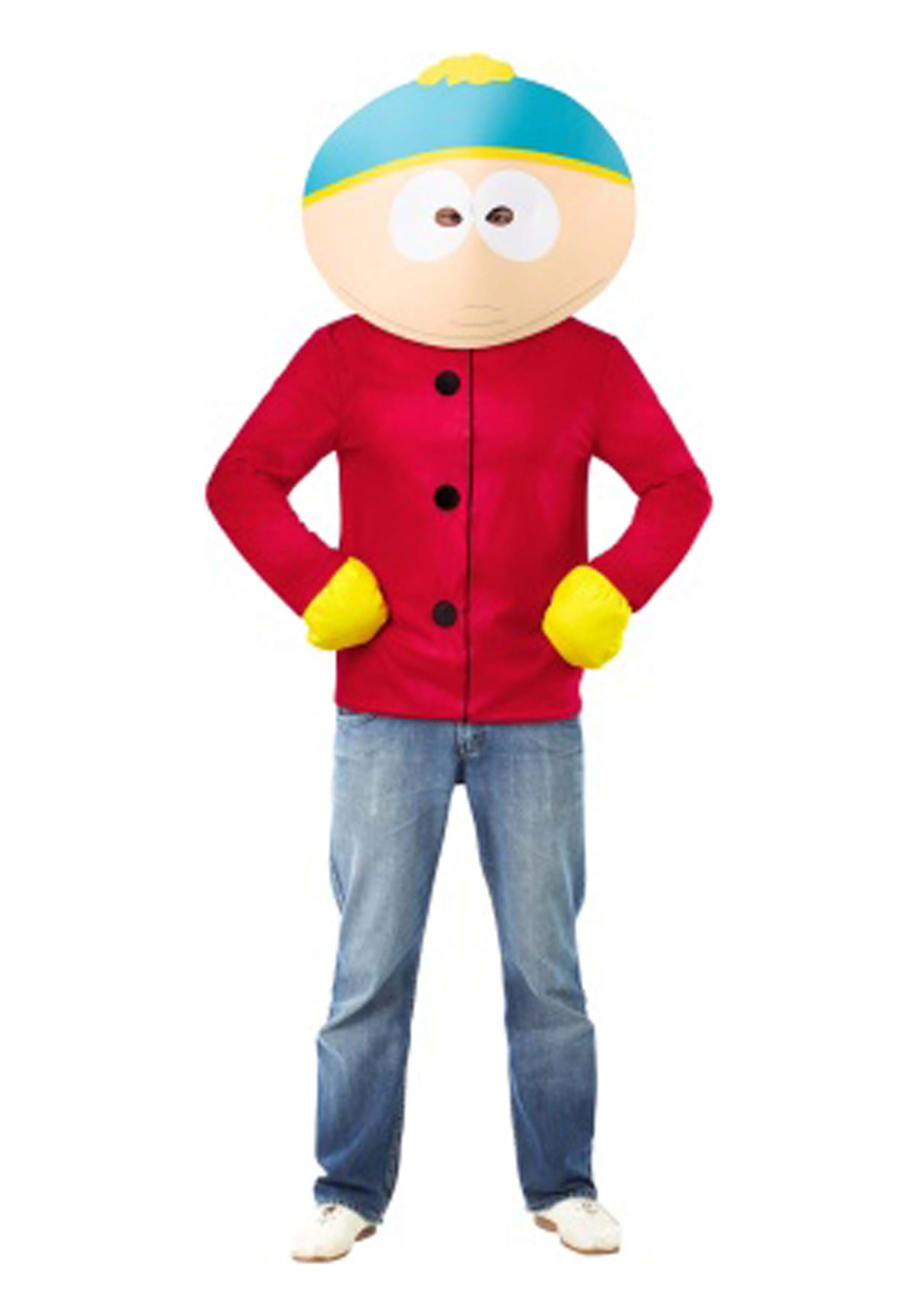 Photos - Fancy Dress Rubies Costume Co. Inc Adult South Park Cartman Costume Red/Blue/Y 