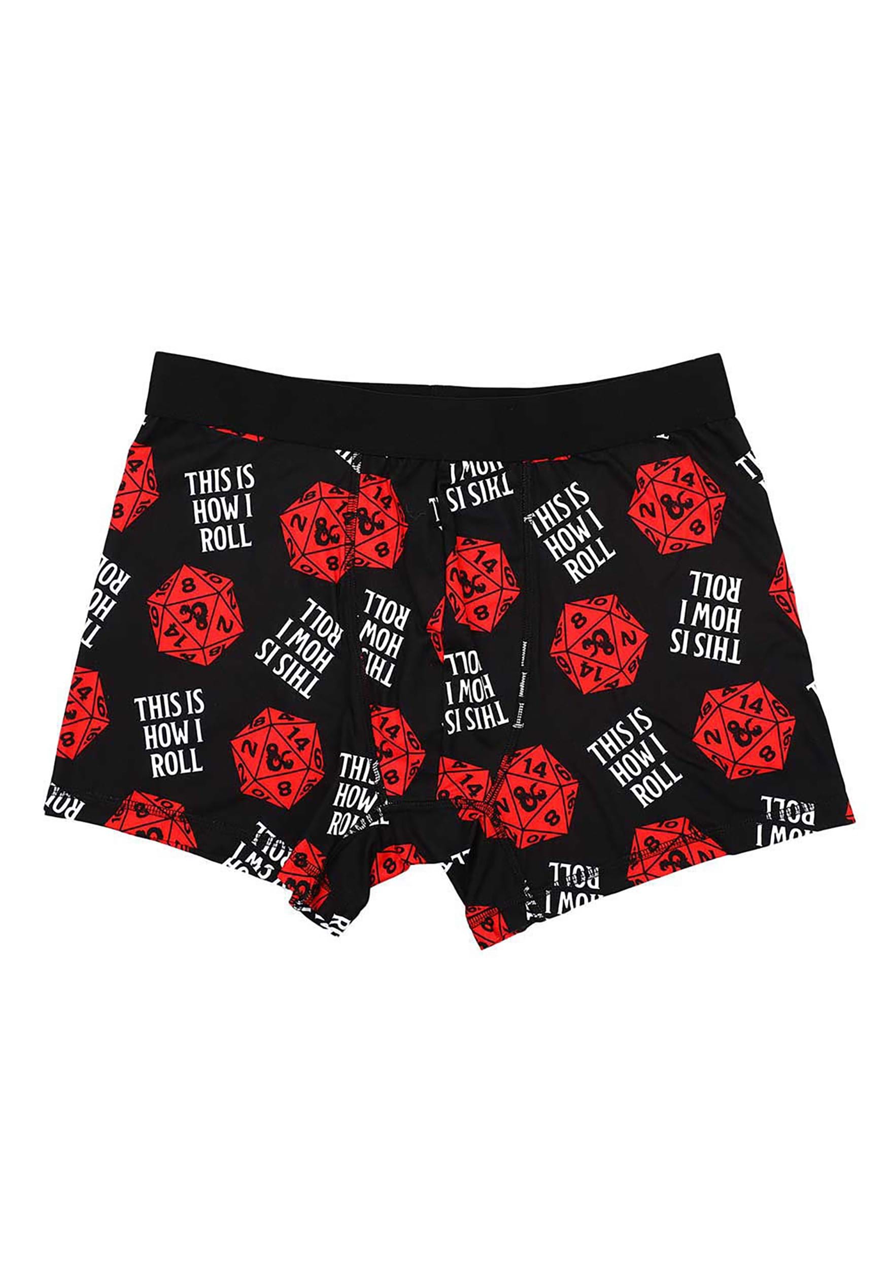 Adult Dungeons & Dragons 3 Pack Boxer Briefs