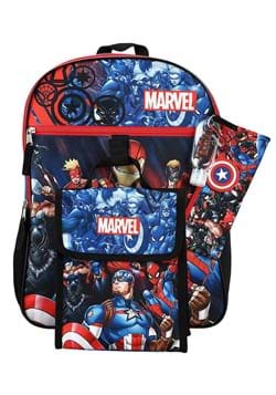 Captain America Ceramic Coin Bank Backpack & Lunchbox Gift Set by Marvel Comics 