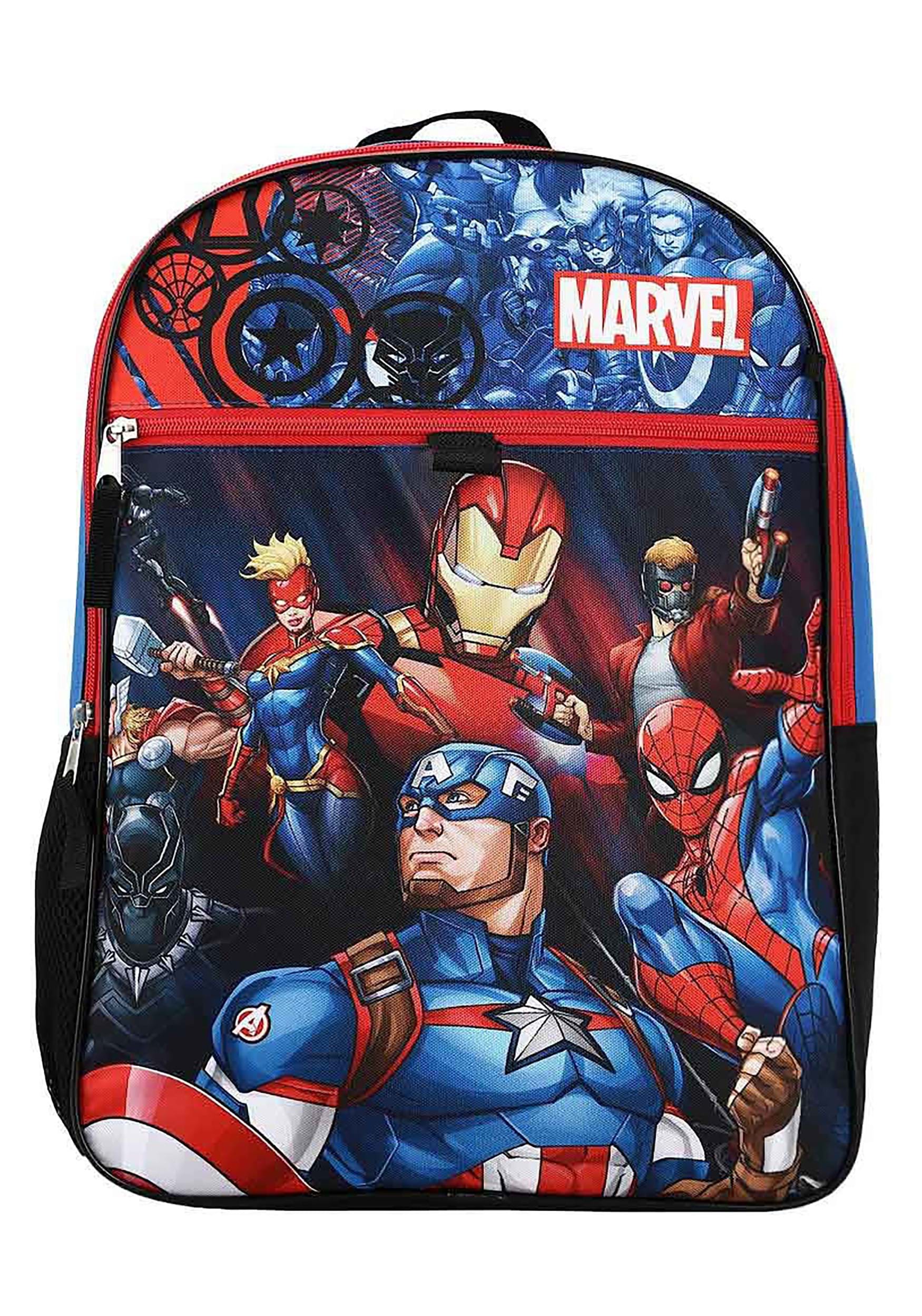 Marvel Spiderman 16 Backpack with Lunch Bag and Water Bottle